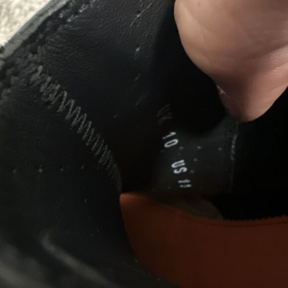 Santoni Black Leather Luxury Chelsea Boots Men’s US Size 11 Made In Italy main image 7